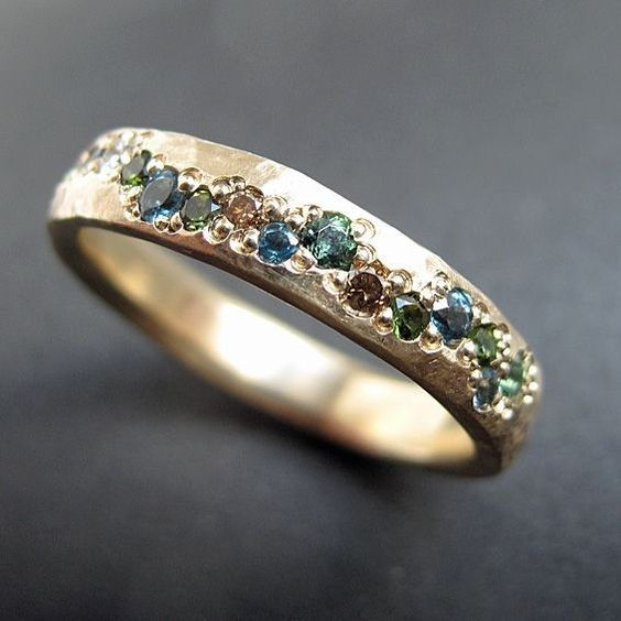 Anel Bunter Dourado Vintage
