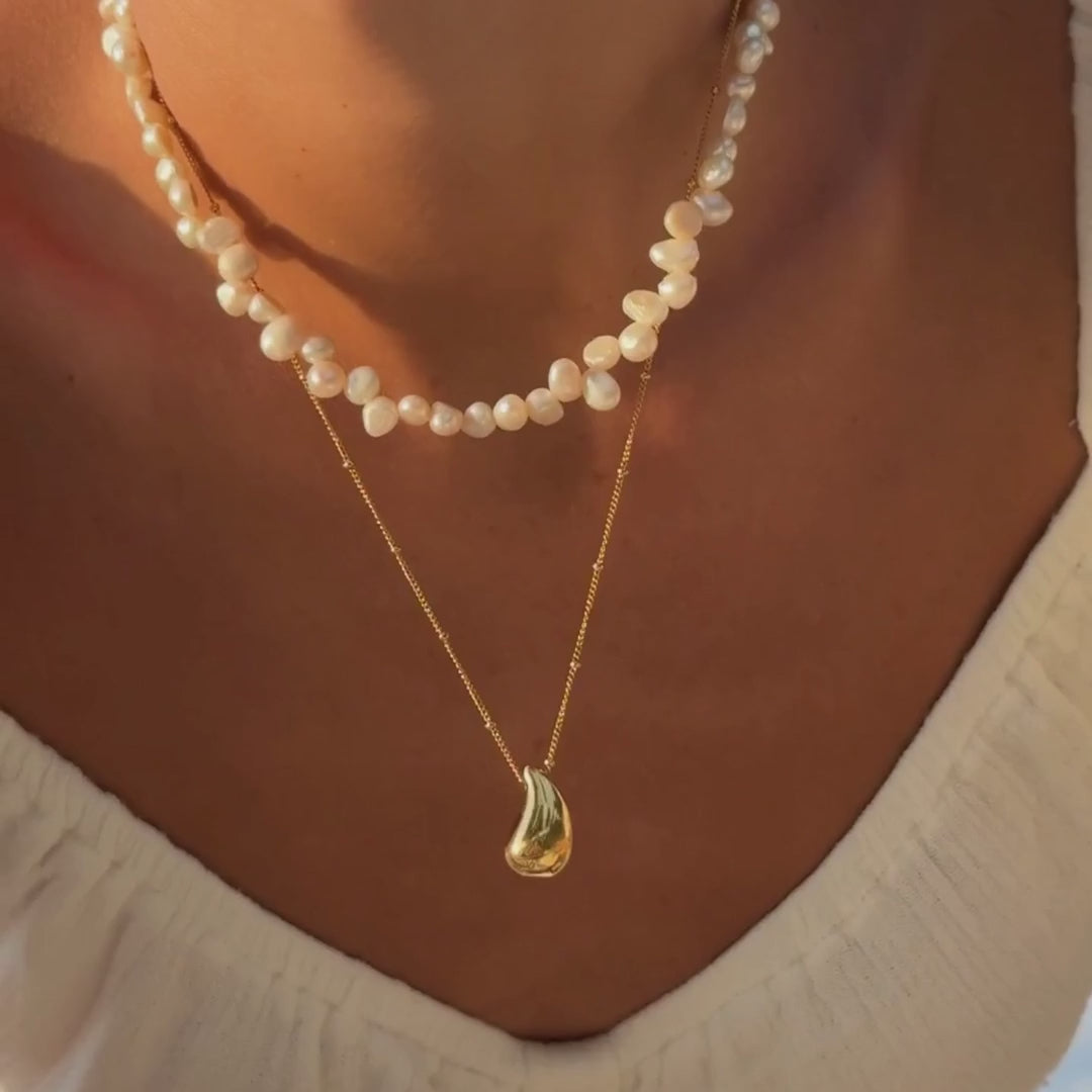 Colar Gota Dourada